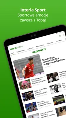 Interia Sport–wyniki, relacje android App screenshot 0